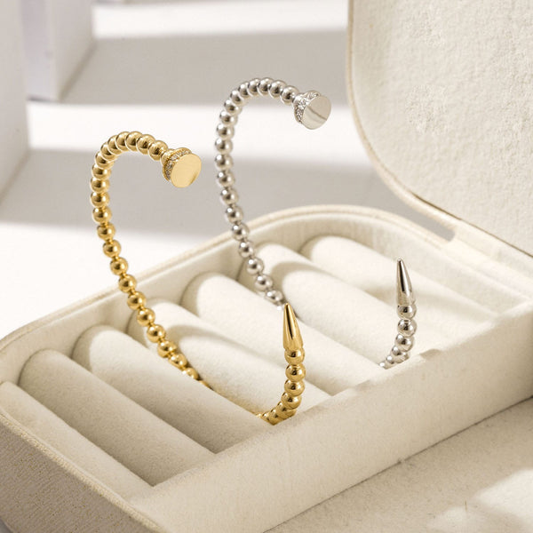 Beaded Nail Bangle