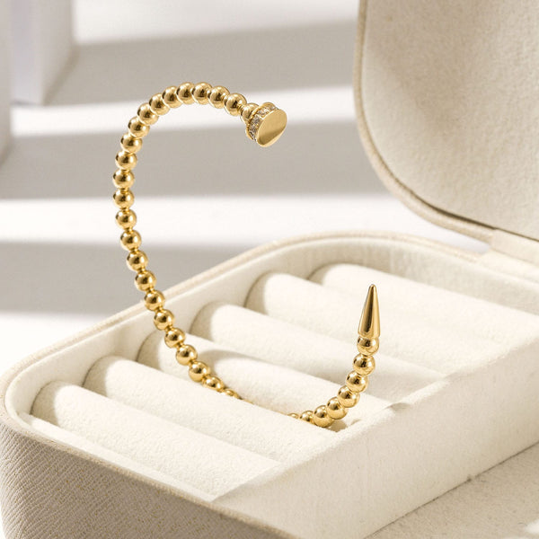 Beaded Nail Bangle